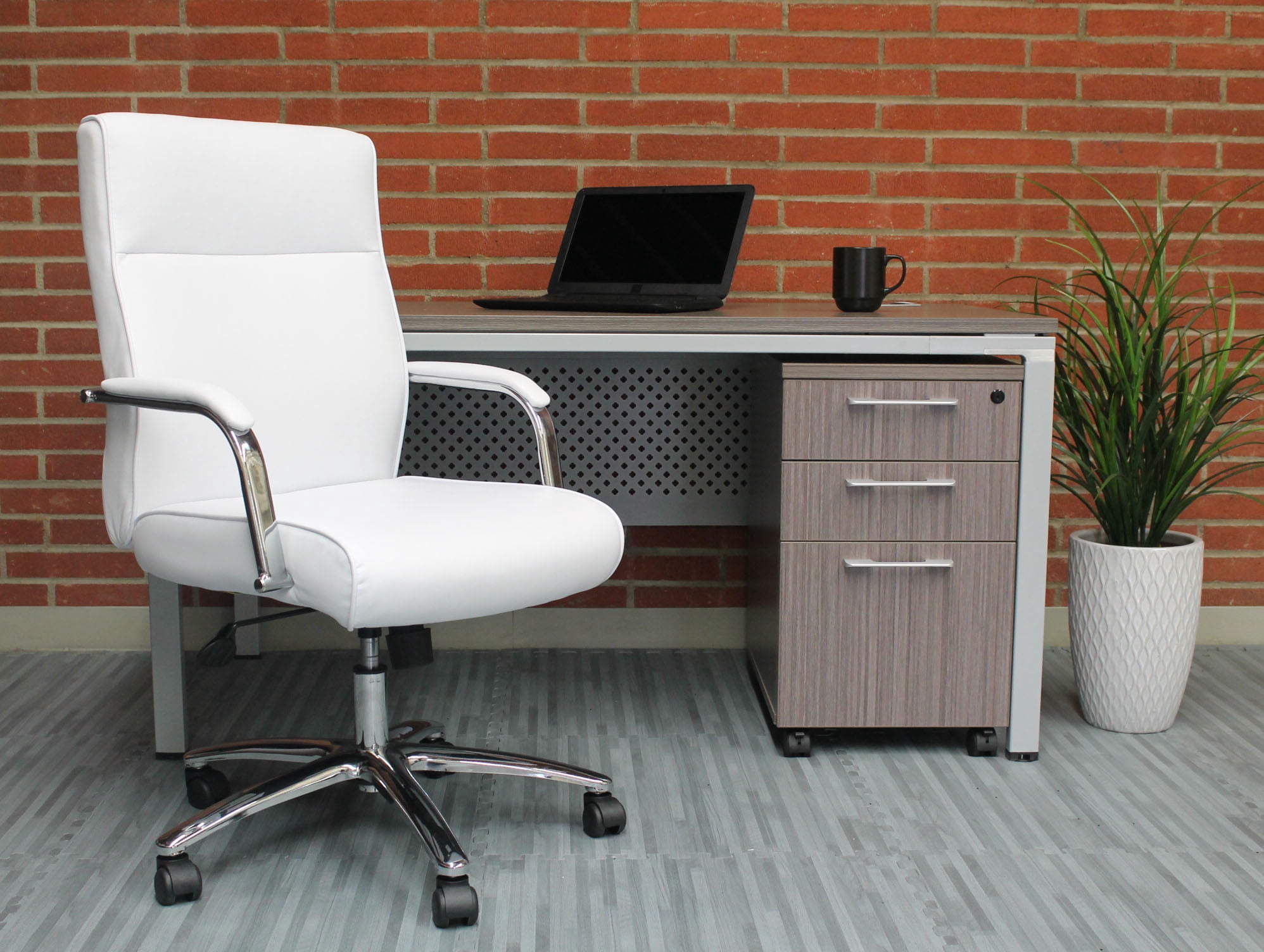 Boss Office Products Modern Adjustable Desk Chair in CaresoftPlus, Multiple Colors