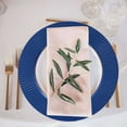 thumbnail image 4 of Caxkun 13 Inch Blue Plastic Charger Plates Round Ray Pattern Chargers for Dinner Plates Supplies for All Holidays and Parties Set of 36, 4 of 5