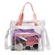 thumbnail image 1 of Bolso mano sencillo para mujer bandolera informal transparente impermeable gran capacidad natación al aire libre, 1 of 6