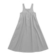 thumbnail image 6 of ClodeEU Women's Sleeveless Jumper Dress with Pockets,Casual Loose Tank Dress Gray,Womens Plus XXL, 6 of 7