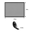 thumbnail image 4 of Fireplace Screen Mesh Cover PVC Fireplace Cover Pet Proof with Hooks and Fireplace Safety Cover for, 4 of 5