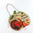 thumbnail image 3 of Kmbangi Decorative Pendant, Letter Cartoon Patterns Pumpkin Shaped Doorplate, 3 of 5