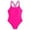 v#43Hot Pink124, variant on Rggeeun Girls Toddler One-Piece Solid Color Thin Straps Square Neck Racerback Elastic Bikini for Summer Beach Wear Trendy Bathing Suit,Pink,8-9 Years