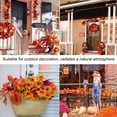 thumbnail image 5 of Guirnalda de otoño, decoración otoñal, 40 luces de cadena, guirnalda de hojas otoñales, decoración navideña de Halloween, decoración de Acción de Gracias, decoración de pared, 5 of 5