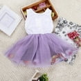 thumbnail image 5 of URMAGIC Toddler Baby Girls Flower Princess Bowknot Party Dress Lace Tutu Dresses 0-4 Years, 5 of 12