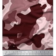 thumbnail image 1 of Soimoi polyester Crepe Fabric Two Tone With White Camouflage Print Fabric by Yard 52 Inch Wide, 1 of 3