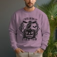 thumbnail image 4 of Men's 330g 100% Cotton Pumpkin Pattern Dropped Shoulder Crew Neck Sweatshirt, 4 of 15