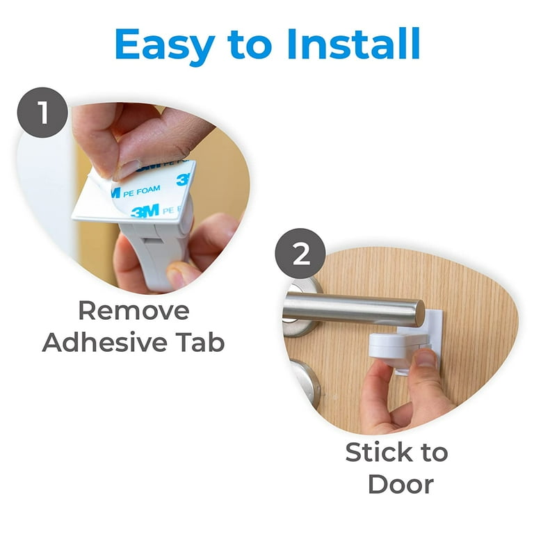 Removing baby proofing store adhesive