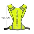 thumbnail image 3 of Motorcycle Reflective Vest,Night Running Cycling Warning  Vest For Sports Running Jogging Riding, 3 of 7