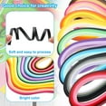 thumbnail image 3 of Uxcell 390 x 7mm Rainbow Quilling Strips Paper, Gradient Yellow 400 Pcs, 3 of 5