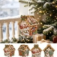thumbnail image 3 of 3D Diamond Paintings 5.7IN Christmas 2026 House Ornament Kits | Wooden Pearl Art Set DIY Holiday Ornaments, Handmade Xmas Tree Decorations Home Crafts Gifts 2026 Christmas, 3 of 8