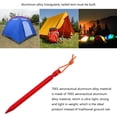 thumbnail image 2 of Camping Accessories Lightweight Aluminum Tent Stakes &Stakes Hammer &Nylon Guyline Rope &Remover for Easy Camping, 2 of 9