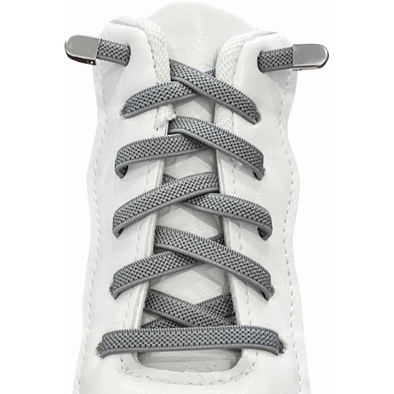2 Pairs Elastic Shoelaces for Sneakers No Tie Shoe Laces for Kids and Adults Running Shoes Tieless Stretch Strings