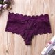 thumbnail image 3 of Calzoncillos de encaje sexy para mujer VISgogo, calzoncillos suaves de cintura baja, tanga triangular sin costuras en la entrepierna VISgogo moda, 3 of 7