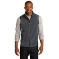 thumbnail image 1 of Port Authority ®  R-Tek ®  Pro Fleece Full-Zip Vest. F228 Xl Charcoal Heather/ Black, 1 of 2