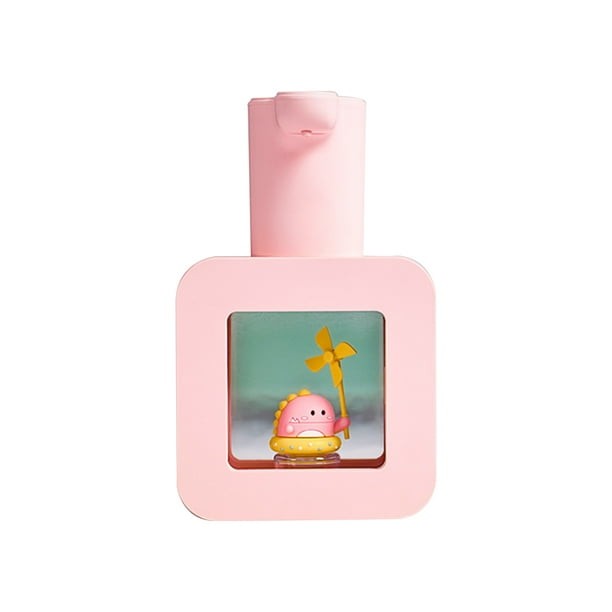 Btafrte Dispensador Jabón Dibujos Animados para Dispensador Jabón para Baño (rosa)