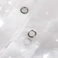 thumbnail image 4 of Cortina de ducha con forma de cubo de agua, impermeable, gruesa, a prueba de moho, para baño, cortina divisoria de diamantes, cortina colgante, 4 of 4