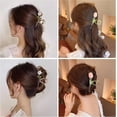thumbnail image 5 of Pinzas para el cabello grandes de metal, pinzas para el cabello de tulipán, pinzas para el cabello con flores, antideslizantes para mujeres, para engrosar el cabello rizado, cabello largo, 5 of 5