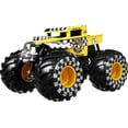 thumbnail image 4 of Hot Wheels Monster Trucks 1:24 Scale Bone Shaker in Taxi Style, 4 of 4