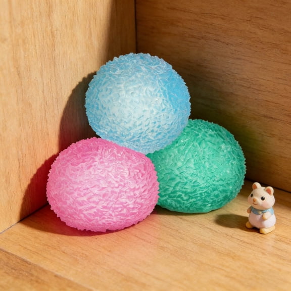 3Pc Big Soft Sensory Stress Balls, Textured Memory Gel Soft Fidget Trinkets, Large Sensory Soft Fidget Trinket, Anxiety Relief Squeeze Ball for Autism/ADHD, Party Favors Gifts.