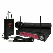 Angle View: Nady UHF-4 16 Channel Wireless Microphone System