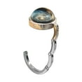thumbnail image 2 of AuroraX Rust Resistant Bag Hooks for Hanging,Decorative Silver Home Storage Hooks for Desk Table Storage and Organization, 2 of 6