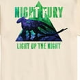 thumbnail image 3 of How to Train Your Dragon - Night Fury Light Up The Night  - Men's Short Sleeve Graphic T-Shirt, 3 of 5