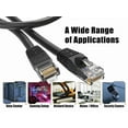 thumbnail image 5 of Cable Leader 12ft Cat6 UTP Ethernet Network Patch Cable Snagless 24AWG Bare Copper, Black, 5 of 6
