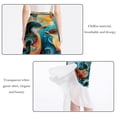 thumbnail image 2 of Platypus Chiffon Beach Dresses with Polyester Straps - Women's Beach Skirt, 2 of 6