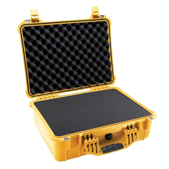 Funda para cámara Pelican 1520 con espuma impermeable, amarilla, 45 x 33 x 17 cm