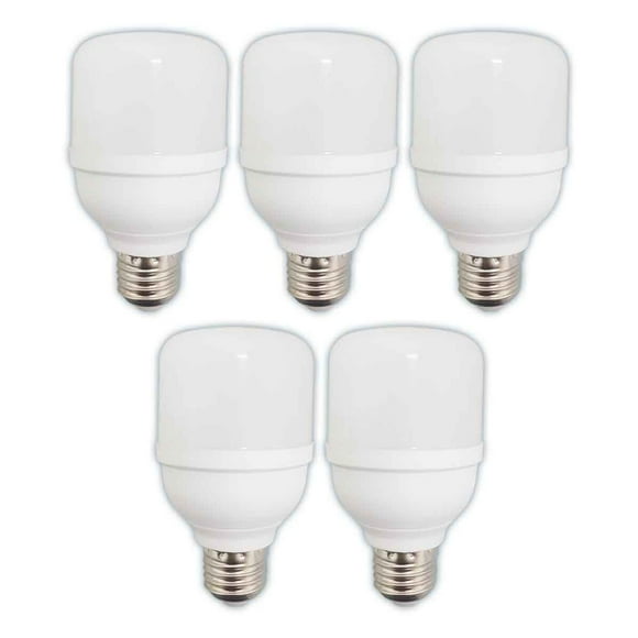 Foco Led Tipo Bala 15W Luz Fria 6500K 1200lm 5 Piezas blanco 15W