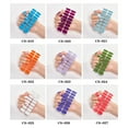 thumbnail image 6 of ROZYARD 16 Strips Full Cover Nail Stickers Nail Polish Wraps Adhesive Nail Art Decors, 6 of 20