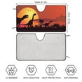 thumbnail image 2 of Windshield Sun Shade, Beautiful Print Design Foldable Car Shades for Front Windows Protect The Vehicle from High Temperature Damage and UV Reflection, 2 of 8