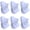 6Pack-White, variant on 6 Pack Neck Gaiter Mask for Men Women UV Sun Protection Windproof Gator Bandana Face Cover Scarf Cycling Fishing Hiking