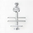 thumbnail image 6 of OXO Good Grips 2 Tier Aluminum Non Slip Shower Caddy Storage Organizer, 6 of 6