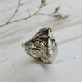 thumbnail image 5 of European American Style Eye of Horus Alloy Ring, Electroplated Individually Packed Fashion Ring, 5 of 5