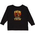 thumbnail image 3 of Inktastic Bull Riding Rodeo Cowboy Boys or Girls Long Sleeve Toddler T-Shirt, 3 of 5