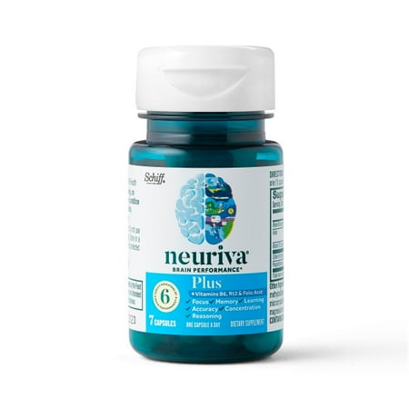 (2 pack) (2 pack) Neuriva Plus (7 Count), Brain Performance Supplement