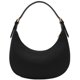 thumbnail image 5 of Bolso de hombro FashionPuzzle Elegant Crescent de piel sintética negra, 5 of 7