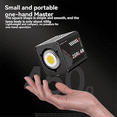 thumbnail image 4 of 60W Pro LED Video Light Three-Color Photographic Studio Light 2800K-6500K 8000mAh for Video Livestreaming US Plug ABS+PC+Metal Black, 4 of 8