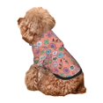 thumbnail image 5 of Fotbe Color Flowers Print Small Dog Sweater Hoodies Pet Grey Hooded Soft Fleece Sweatshirts with Pocket Fall Winter Puppy Cat Sweaters Warm Clothes-Medium, 5 of 7