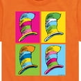 thumbnail image 3 of Dr. Seuss - Cat In The Hat Color Block Hats - Toddler And Youth Short Sleeve Graphic T-Shirt, 3 of 6