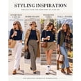 thumbnail image 6 of QUALFORT Women’s 100% Cotton Pullover Sweater, Crew Neck Long Sleeve Lightweight Sweater for Women, Soft Classic Knit Top, Navy XL, 6 of 7