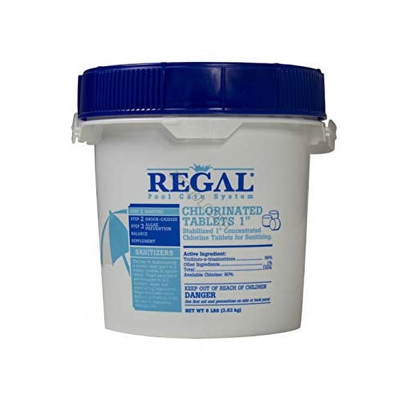 Regal Dissolves Completely Chlorine Pool Chemicals, 25 lbs