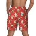 thumbnail image 3 of Xecao Japanese Maneki Cats for Men's Swimming Trunks Swim Trunks Quick Dry Swim Shorts with Mesh Lining Funny Swimwear Bathing Suits, 3 of 9