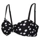 thumbnail image 3 of Regatta - Top de Bikini Aceana III Lunar para Mujer (Negro, Blanco), 3 of 6
