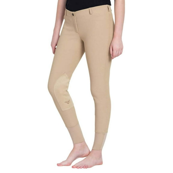Ladies Ribb Lowrise Pull On Breeches