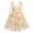 Apricot, variant on Flower Girl Floral Lace Tulle Dress Princess Backless Wedding Junior Bridesmaid Pageant Communion Dance Maxi Gown 2-3 Years Apricot