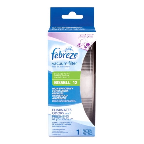 Febreze Vacuum Filter, Bissell Style 12 for Upright Vacuums Walmart