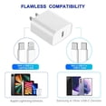 thumbnail image 4 of Cargador USB C de 20 W con suministro de energía para iPhone 16/15, paquete de 3, 4 of 7